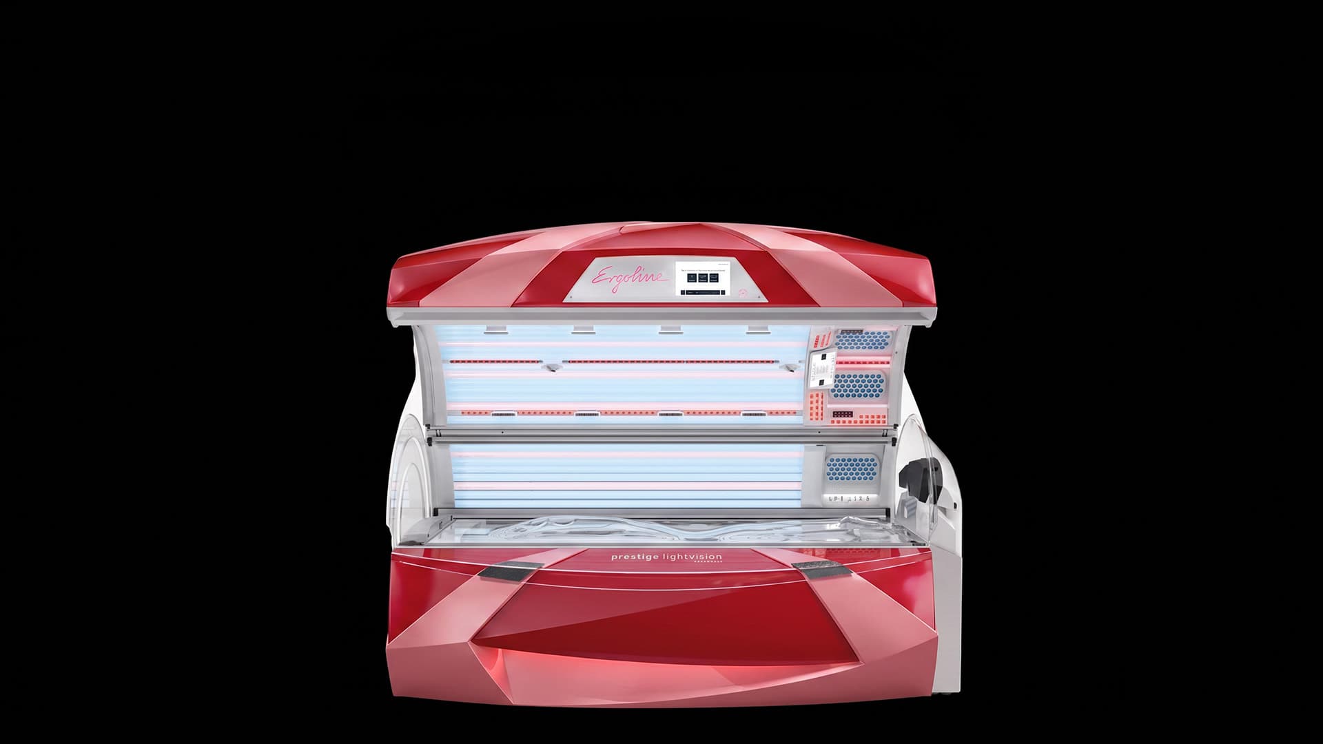 Ergoline Prestige Lightvision – geöffnet mit Beauty Light im Members Club – Sonnenstudio & Solarium in Hamburg