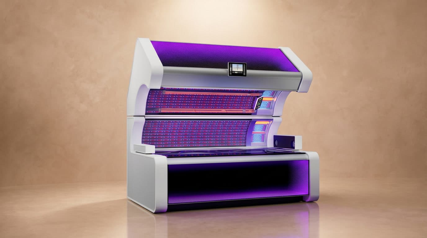 MegaSun K9SL Full LED Sonnenbank Bugatti-Serie im Members Club – Sonnenstudio & Solarium in Hamburg
