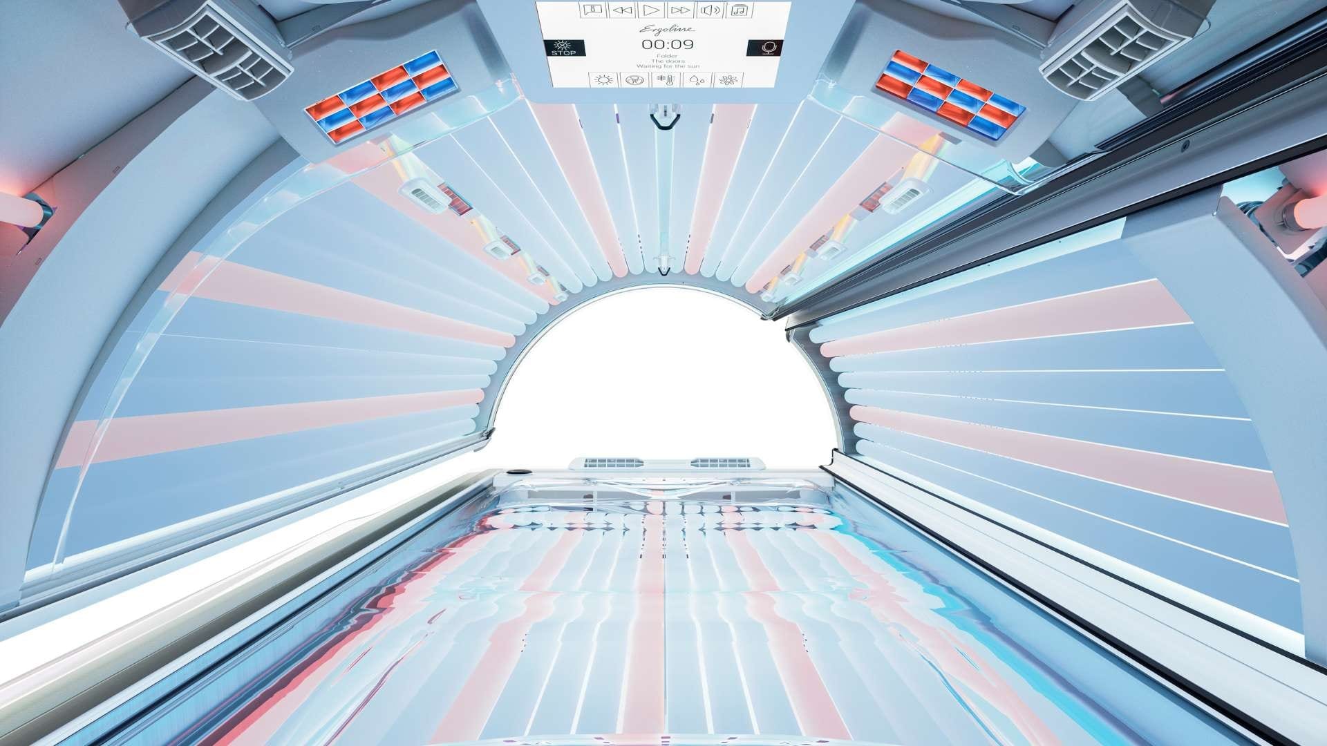 Sonnenbank Ergoline Vitality Fusion im Members Club – Sonnenstudio & Solarium in Hamburg