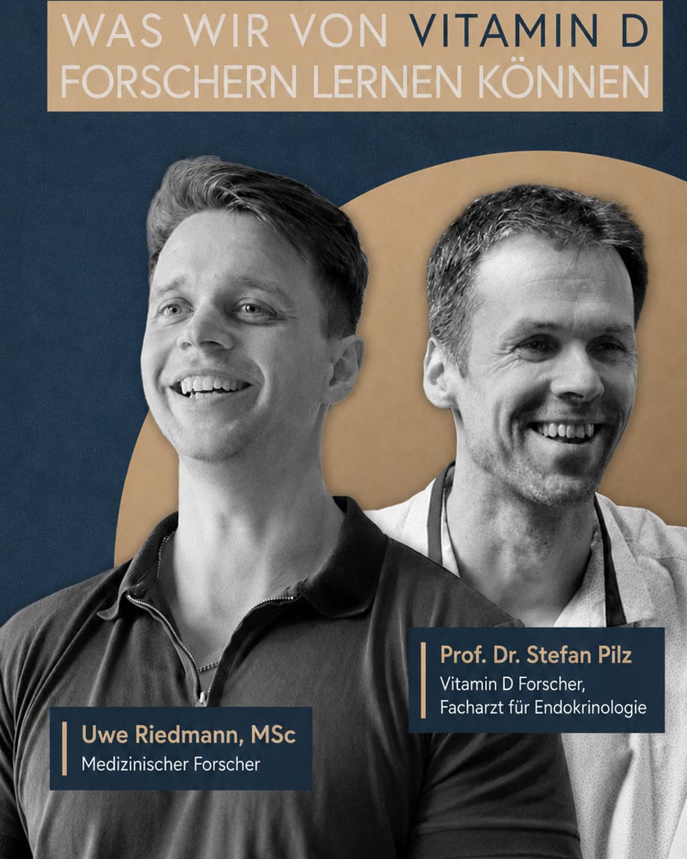 Titelmotiv des Interviews mit Uwe Riedmann, MSc und Prof. Dr. Stefan Pilz – Ratgeber vom Members Club, Sonnenstudio & Solarium in Hamburg